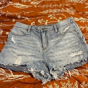 Aerie denim shorts